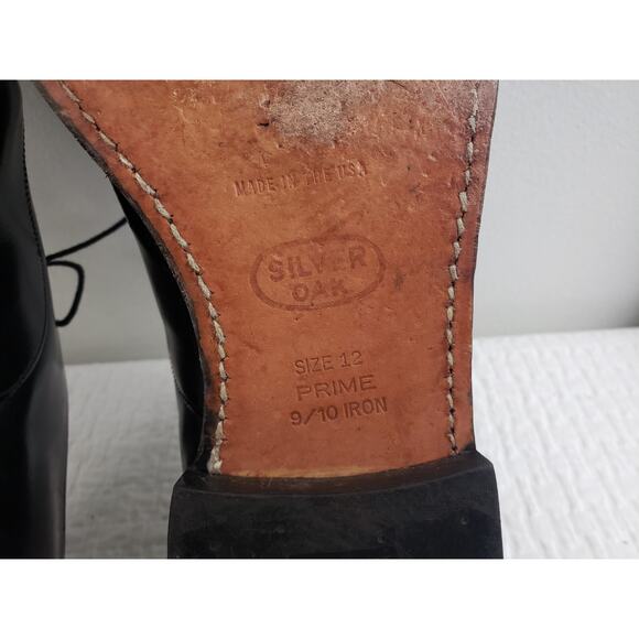 (Ma) Silver Oak Mens Shoes Size 12 Cap Toe Leather Oxford Officecorp Business - Picture 7 of 7